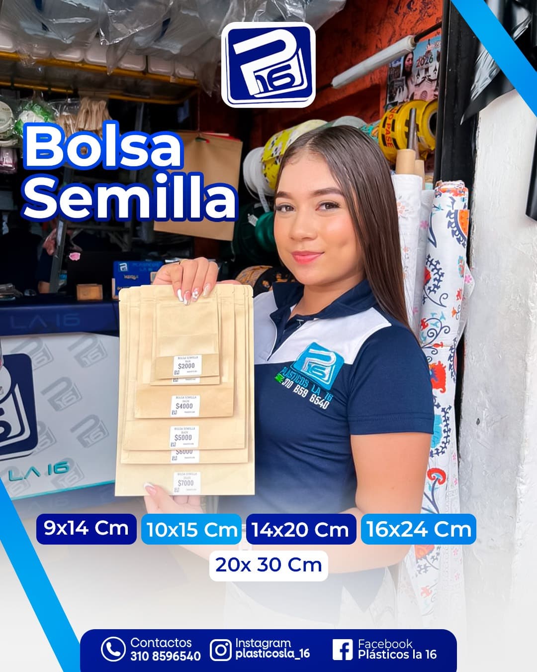 Bolsas de semilla en P16