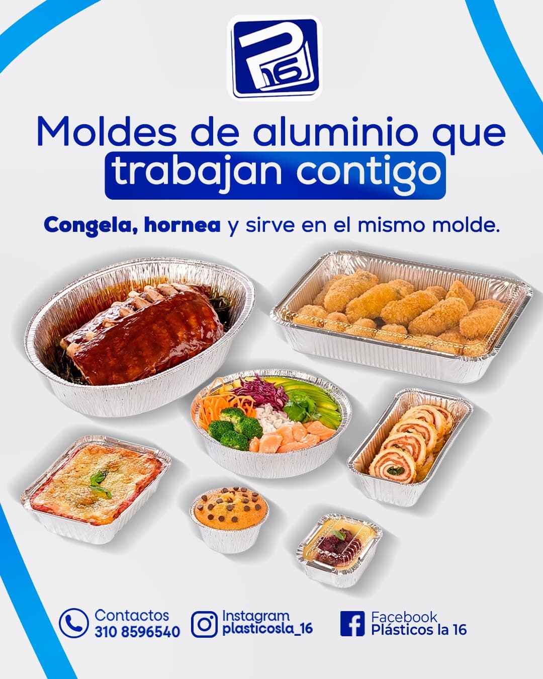 Moldes de aluminio en P16